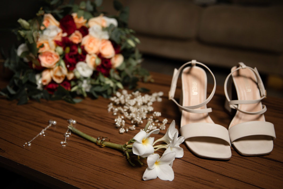 Making Of da noiva detalhes