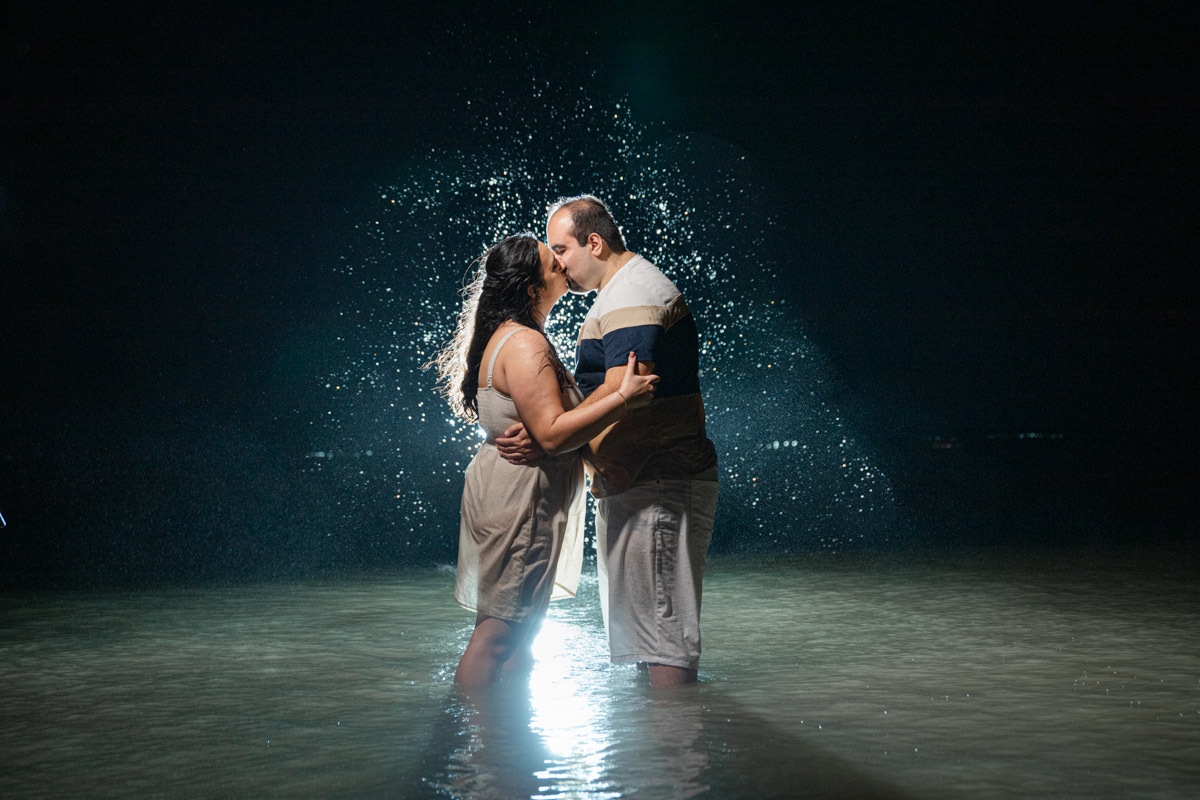 Ensaio fotográfico na Chuva