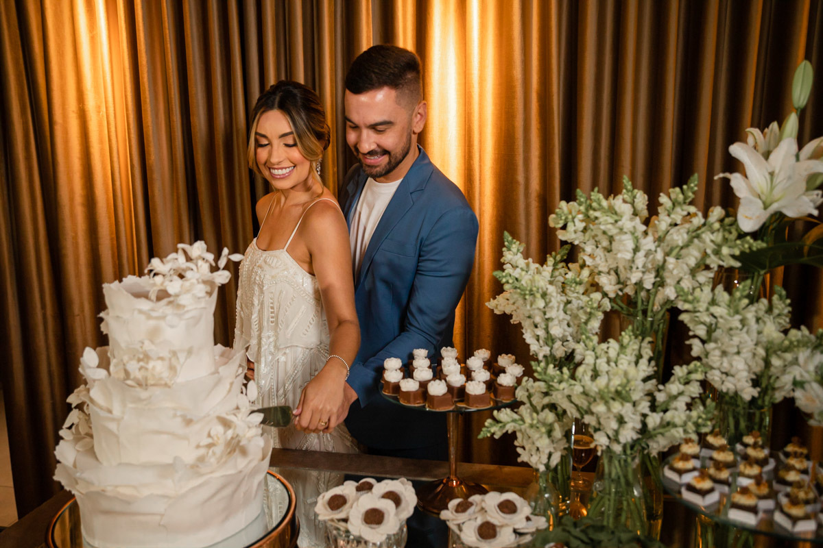 Corte do bolo Cake hannouche
