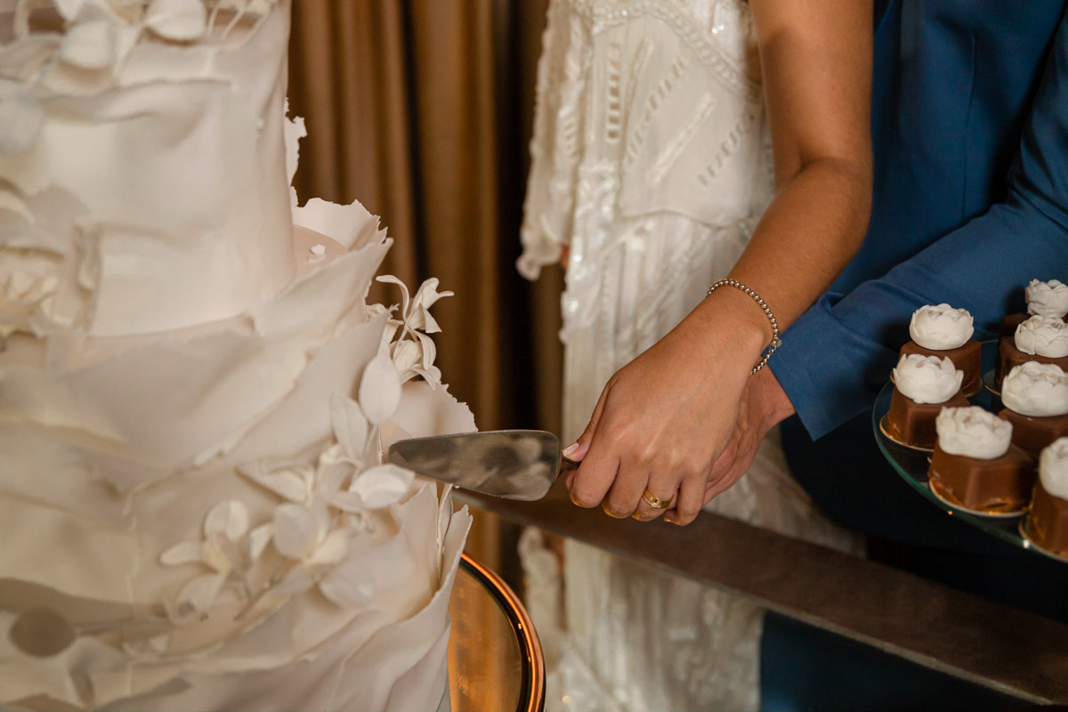 Corte do bolo Cake hannouche