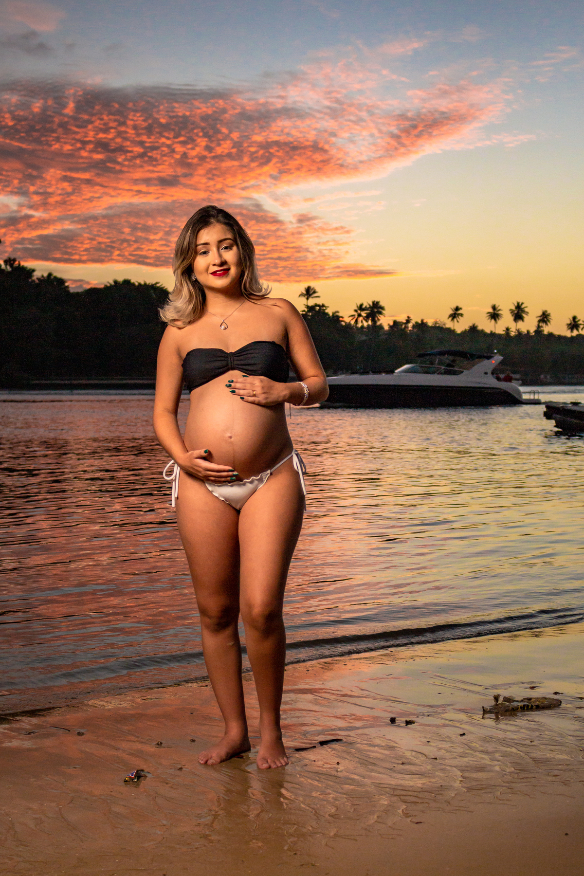 24 semanas ensaio gestante