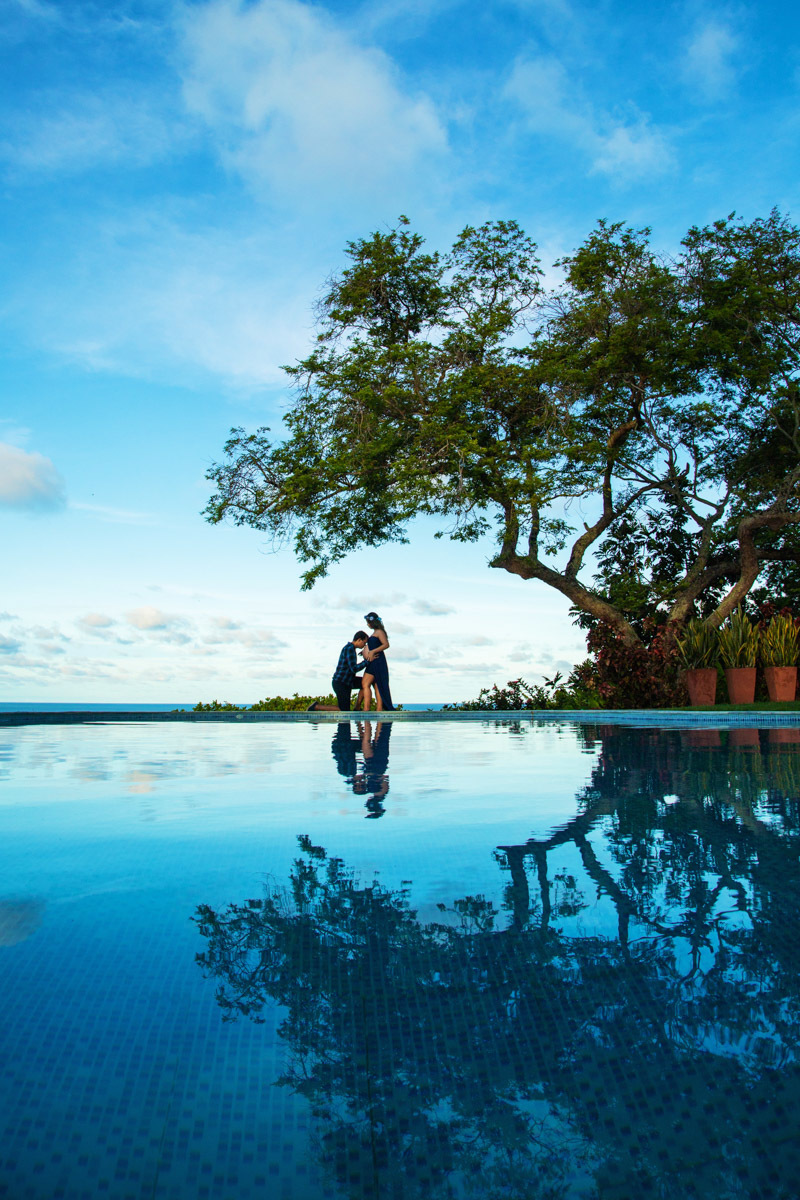 Foto na piscina Gestante