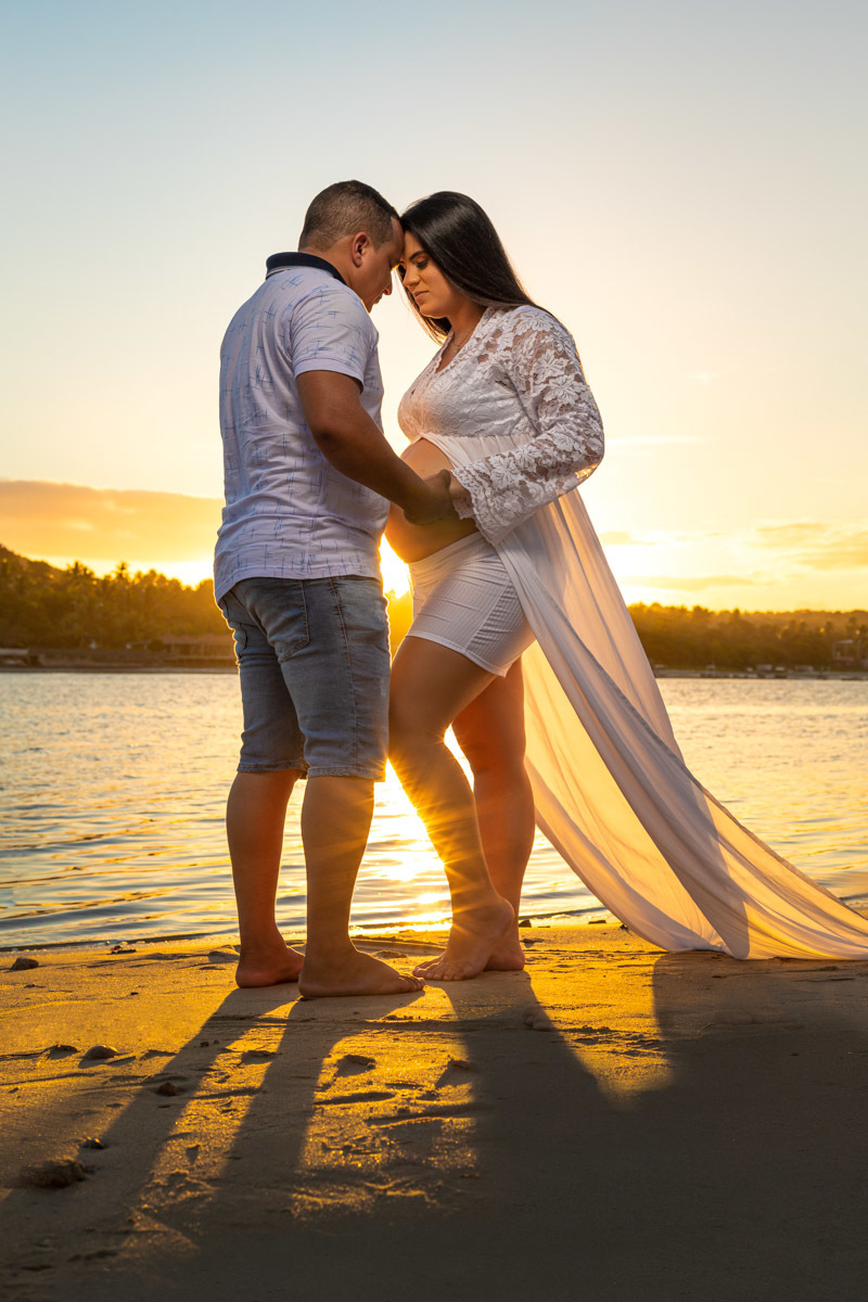 Casal à espera do bebê