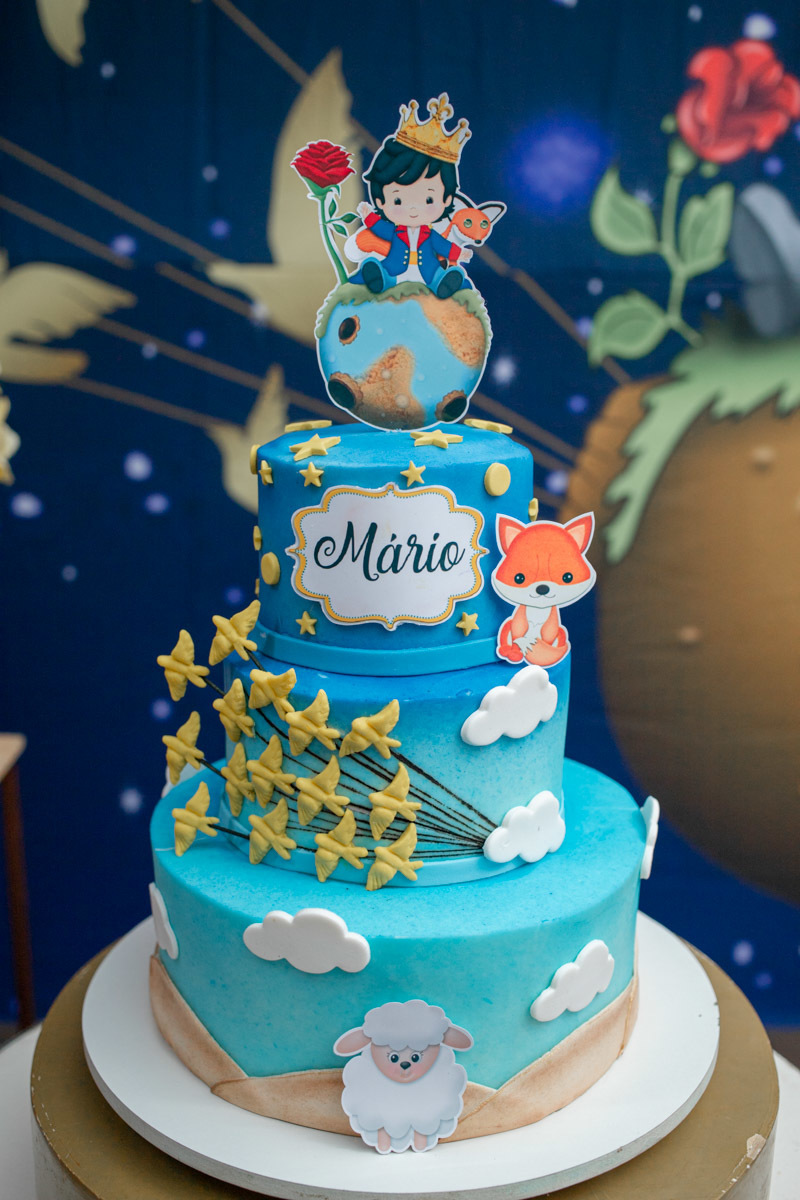 Bolo festa tema o pequeno príncipe