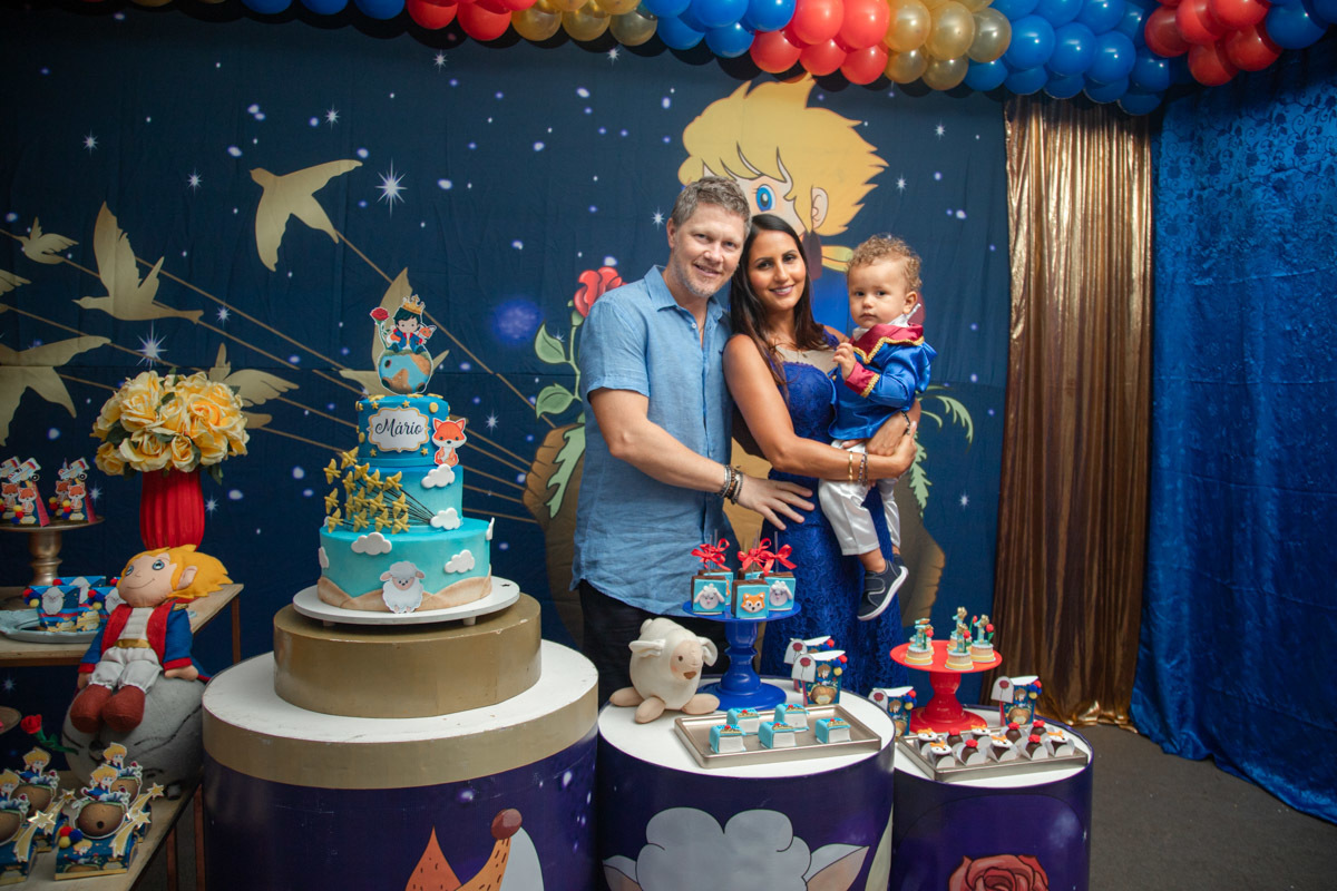 Aniversariante com os pais