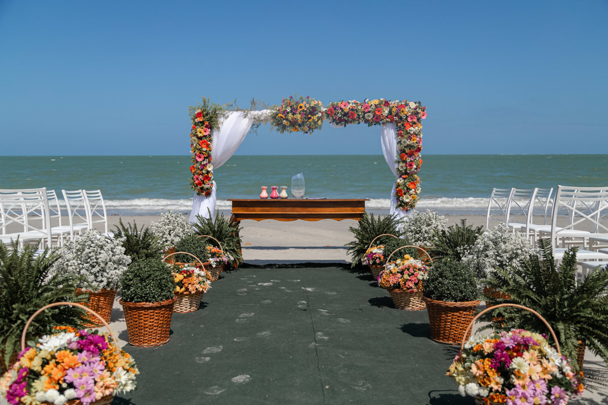 Casamento pé na areia Recife nordeste pernambuco