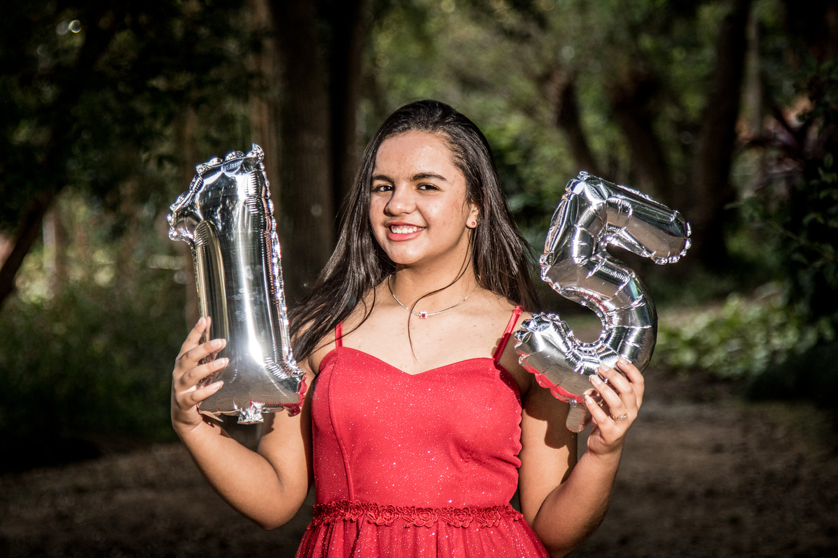 fotografia de debutante em santo amaro