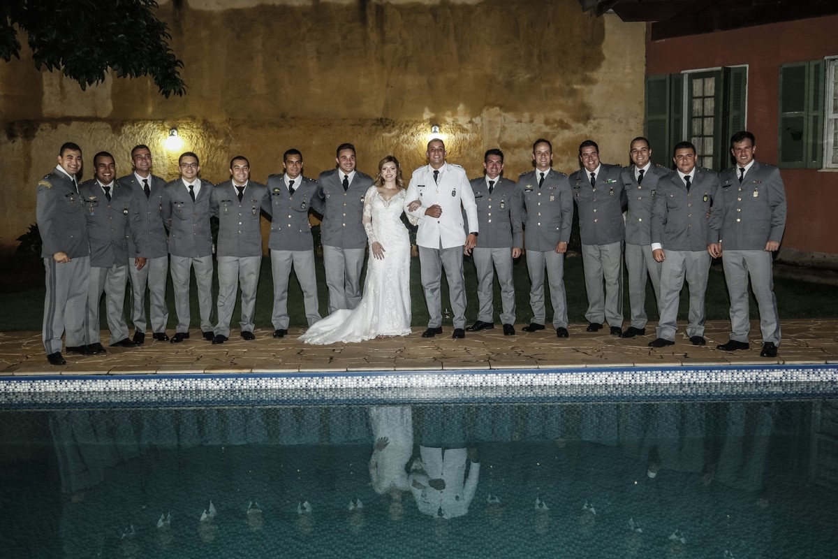 foto de padrinhos militares
