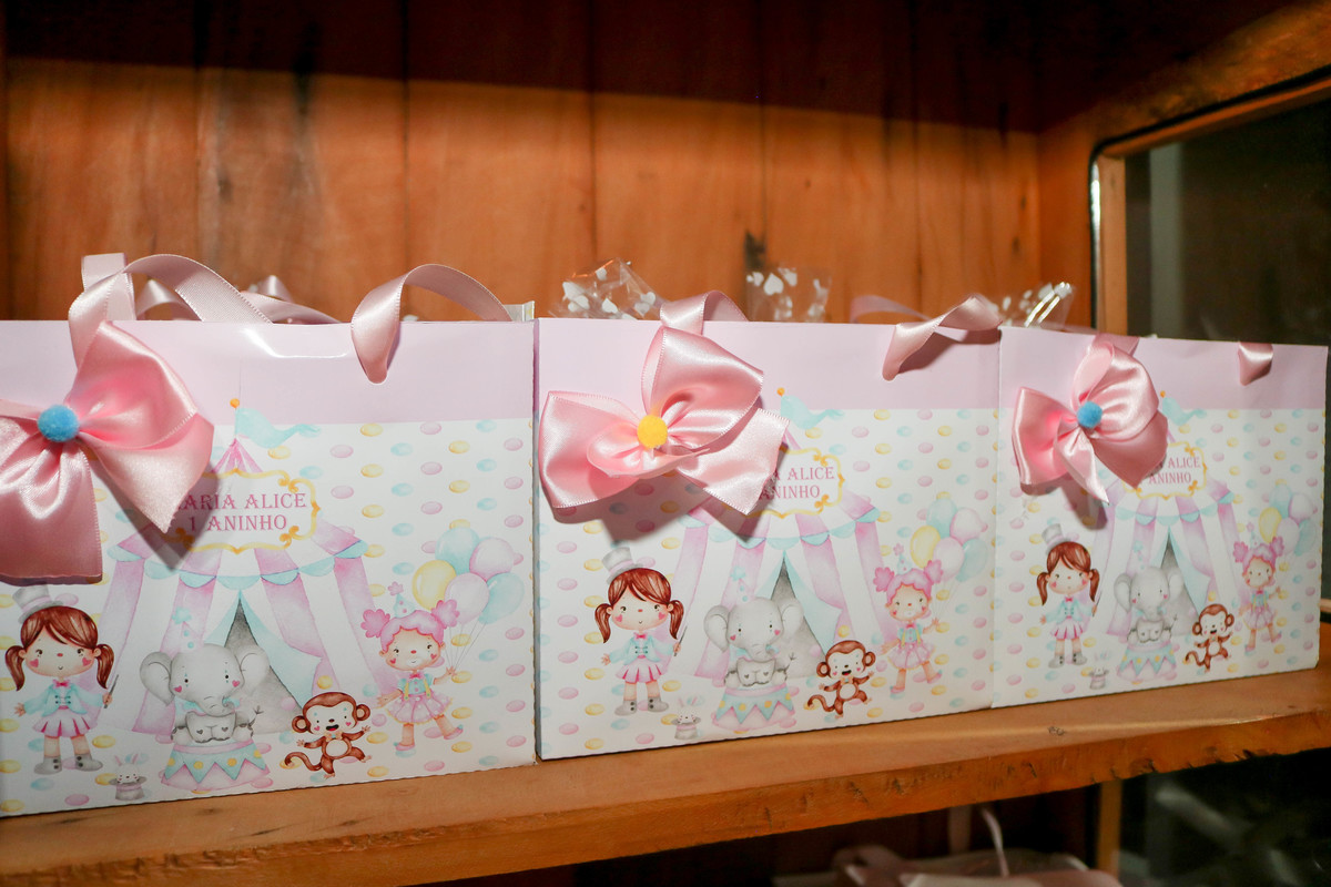 lembrancinhas circo rosa