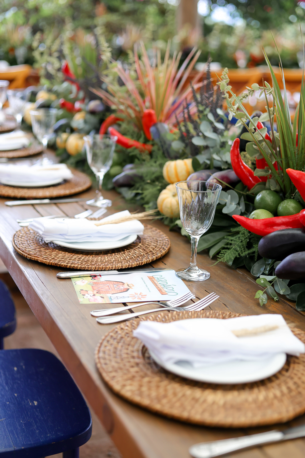 detalhes mesa festa fazendinha