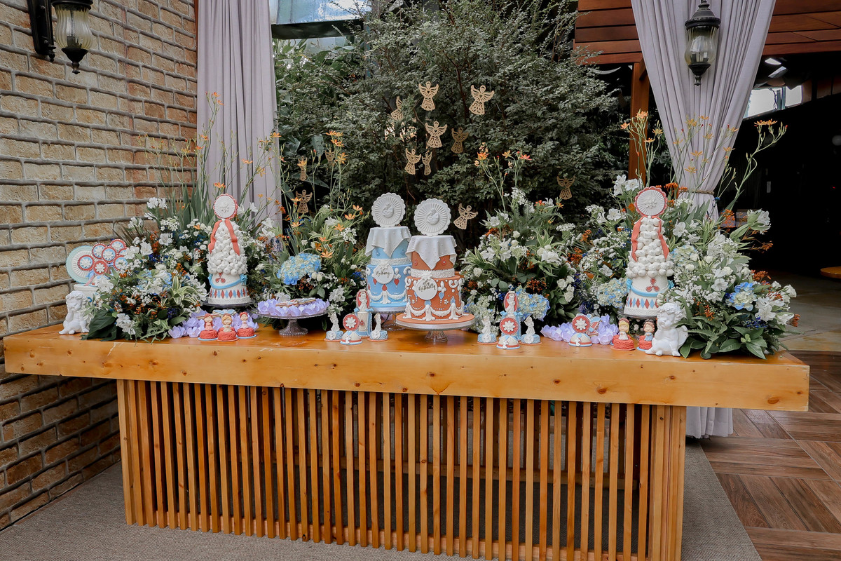 Doces personalizados batizado