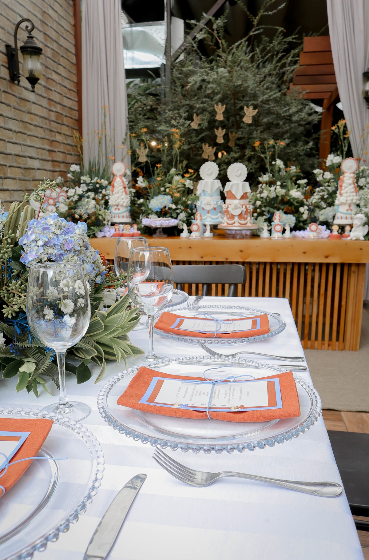 Doces personalizados batizado