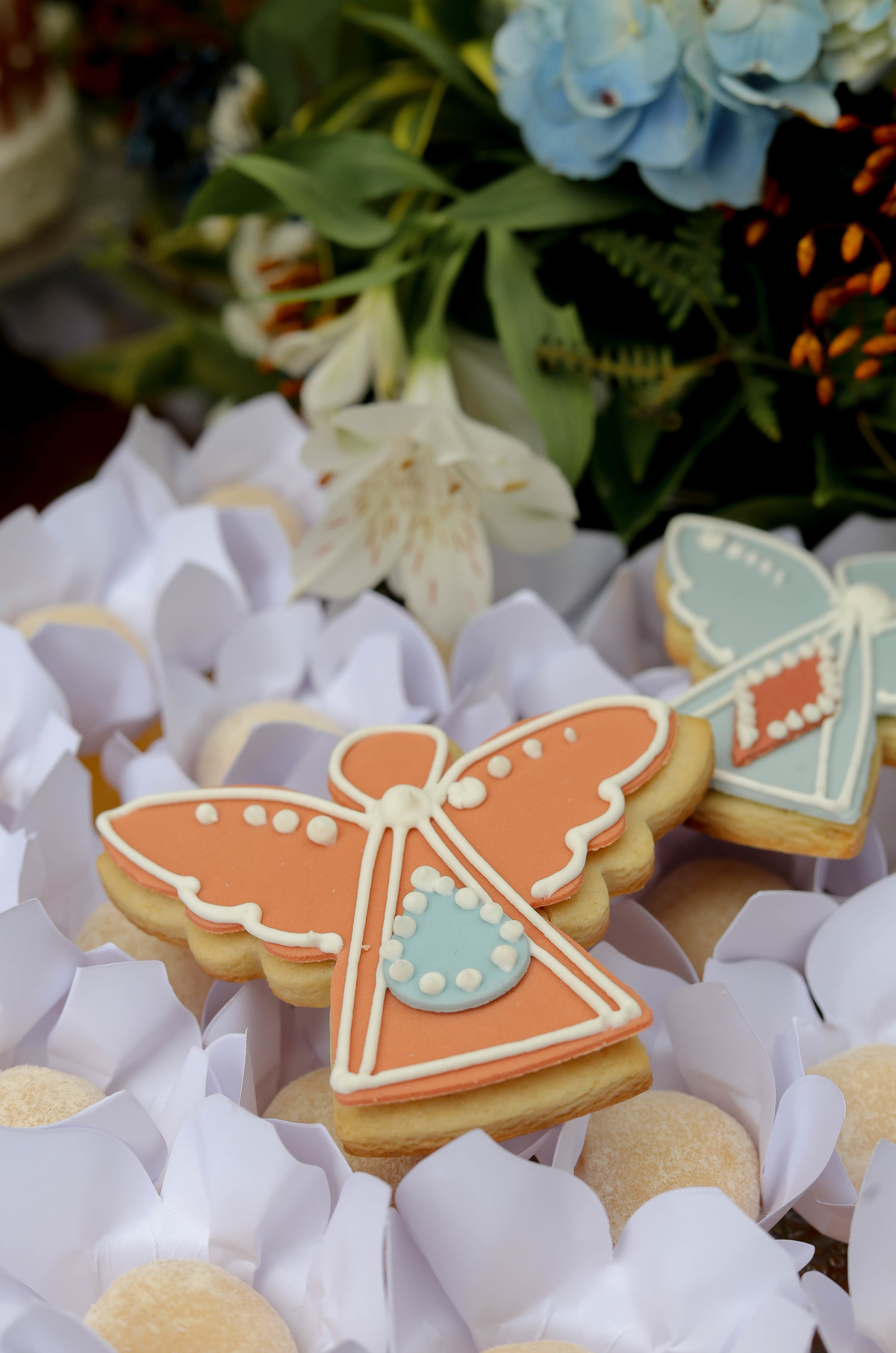 Doces personalizados batizado