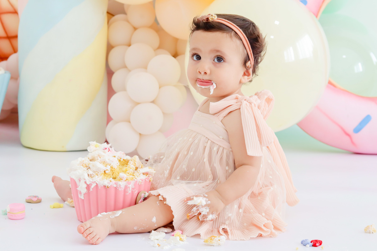 Smash the cake confeitaria