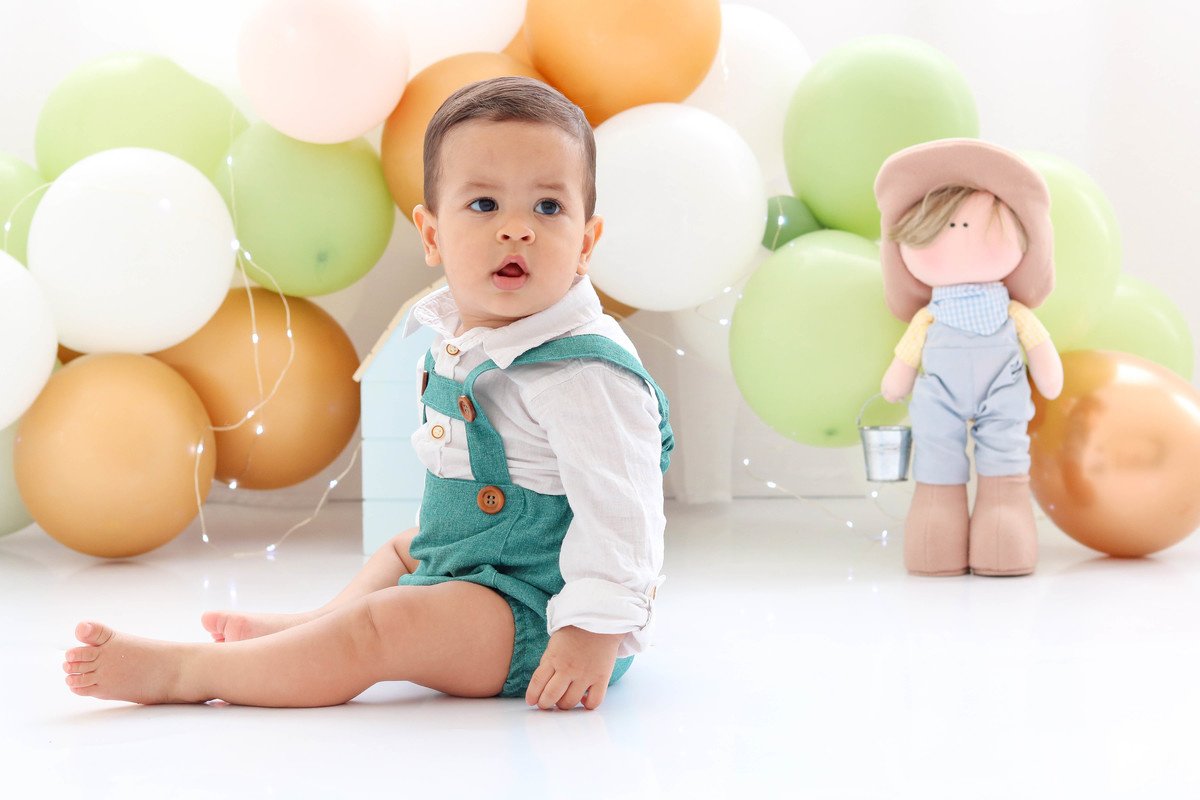 Smash the cake fazendinha