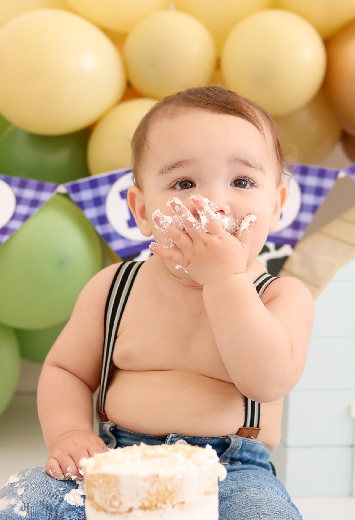 smash the cake fazendinha