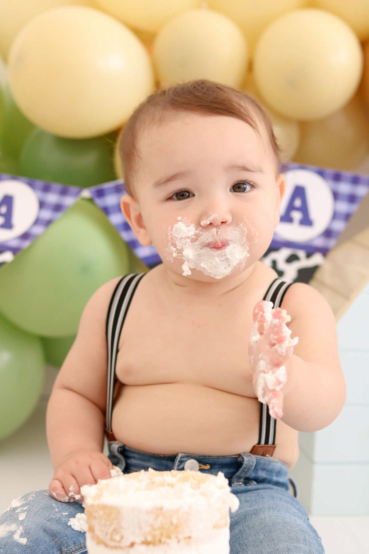 smash the cake fazendinha