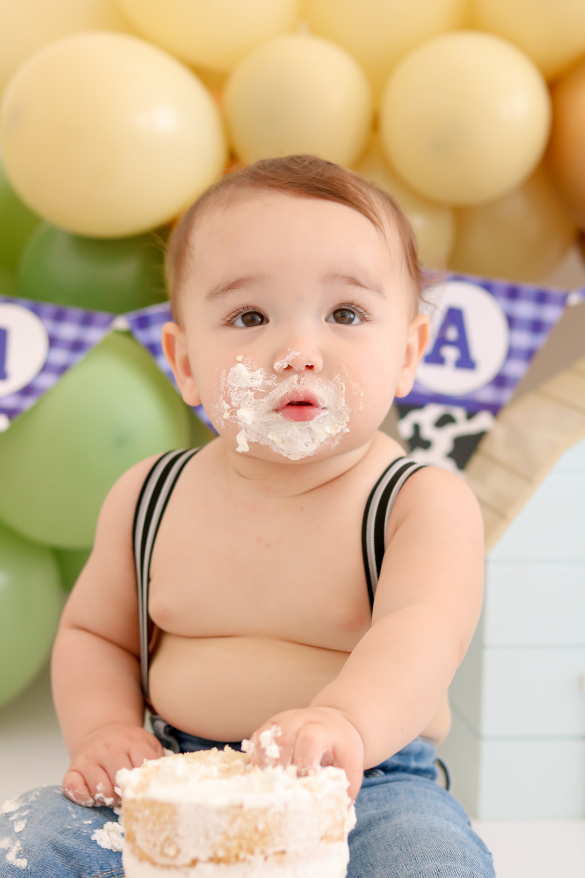 smash the cake fazendinha