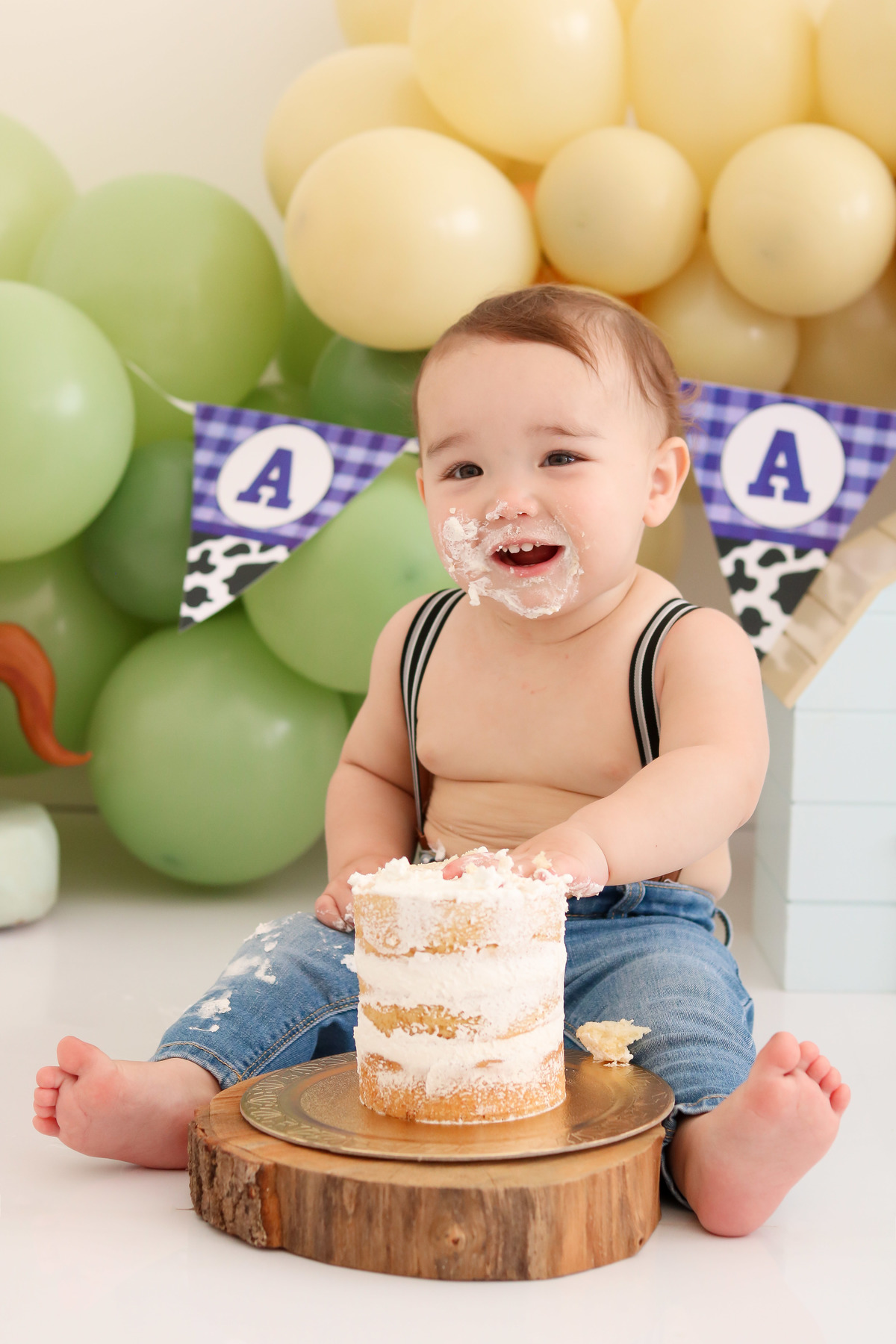 smash the cake fazendinha