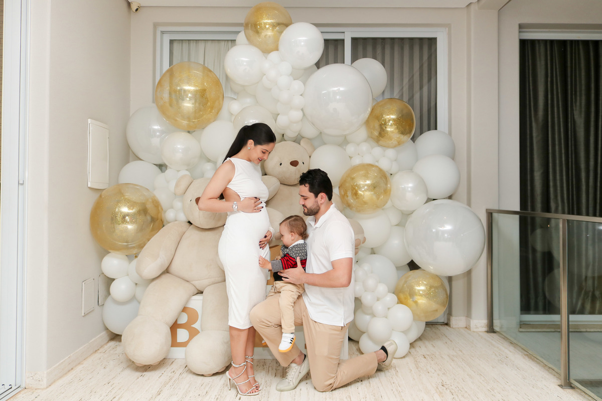 chá revelação clean