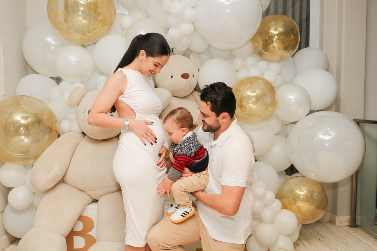 chá revelação clean