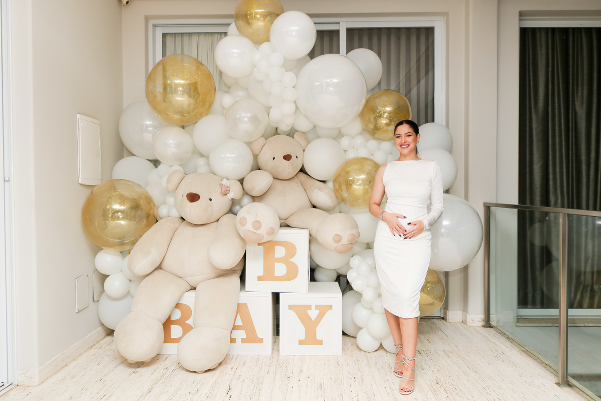 chá revelação clean