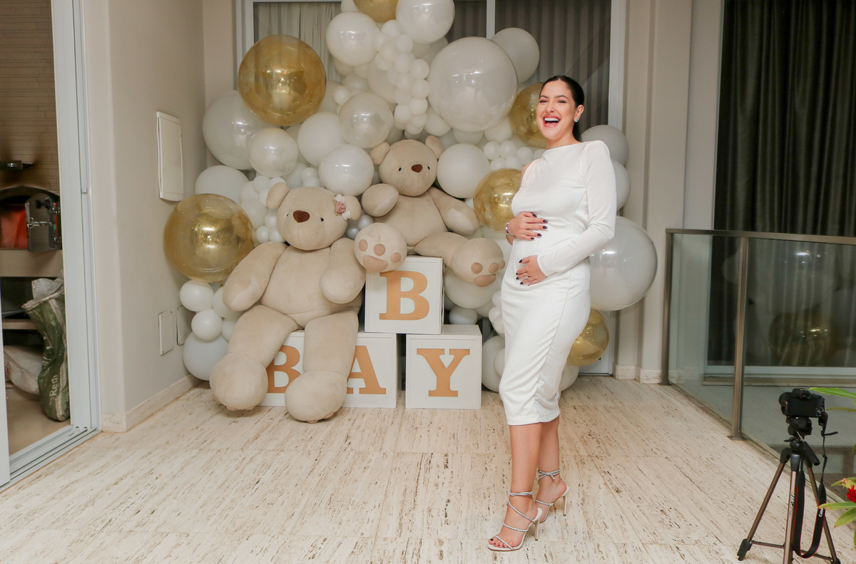 chá revelação clean