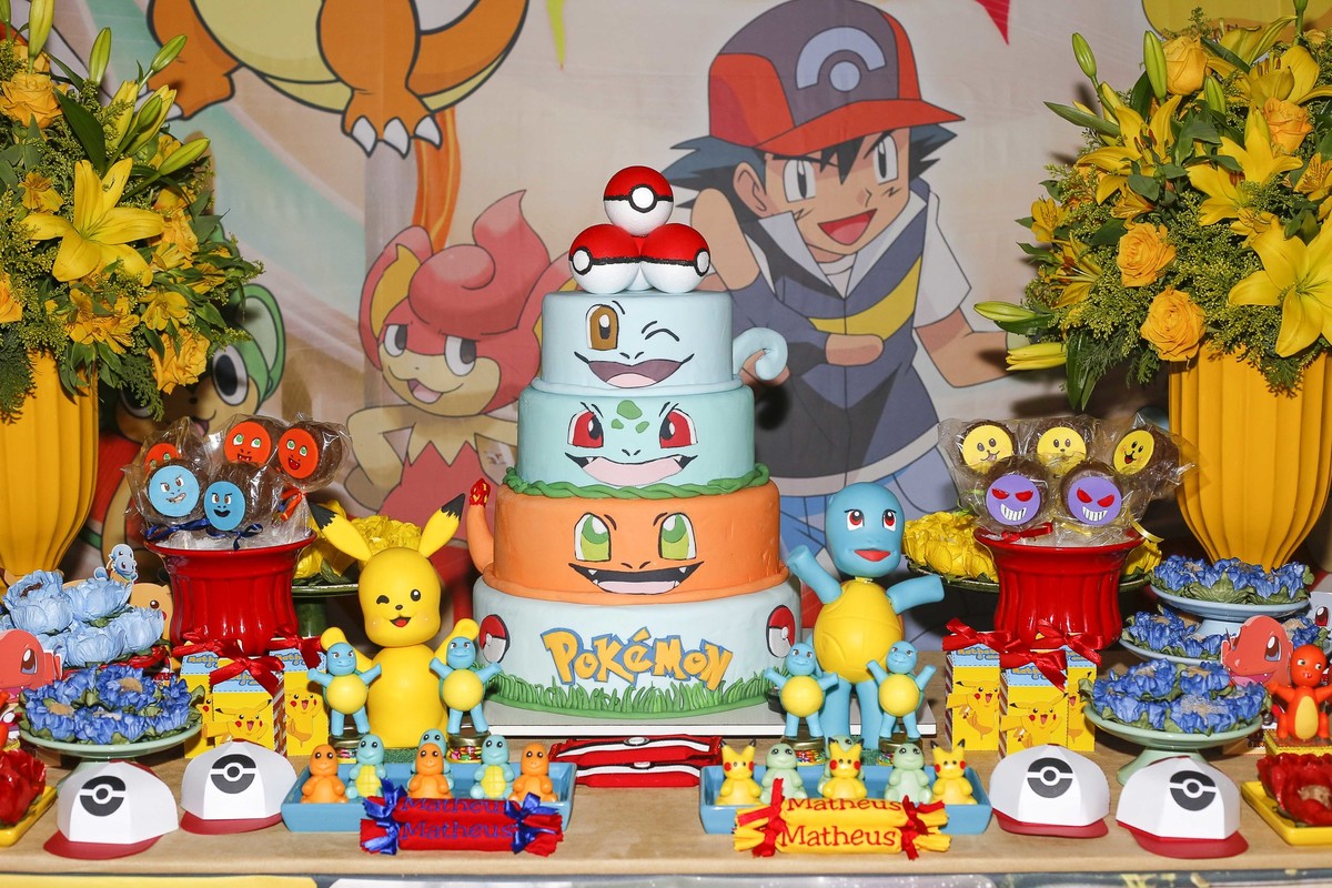 Bolo Personalizado do Pokemon