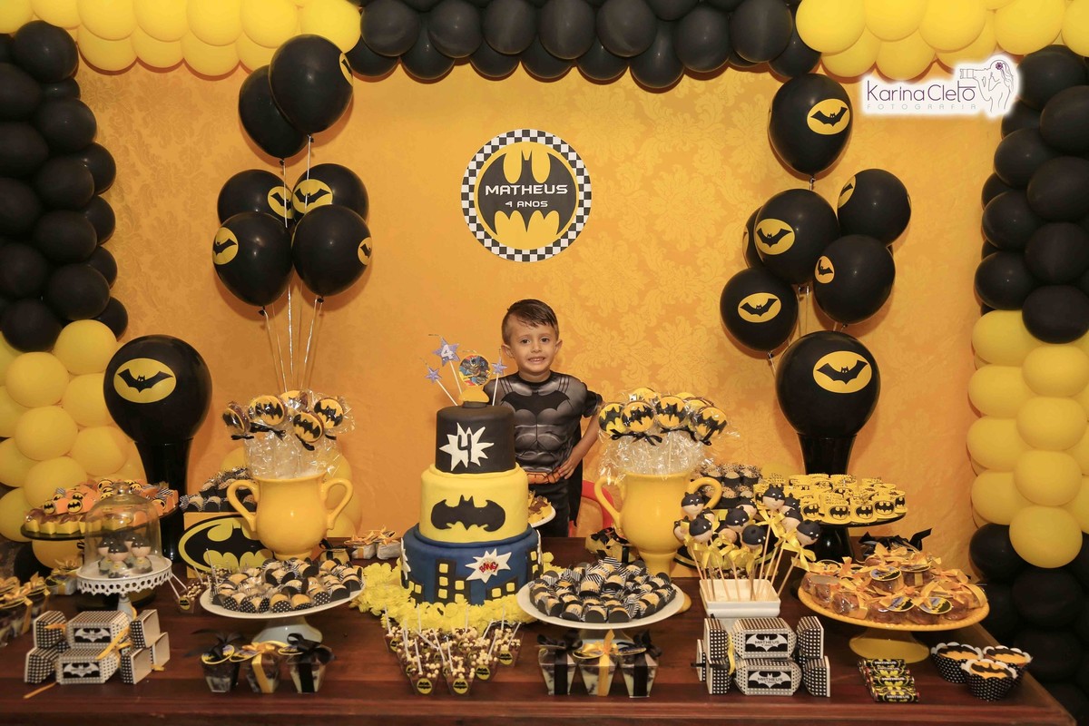 Decoração linda do Batman
