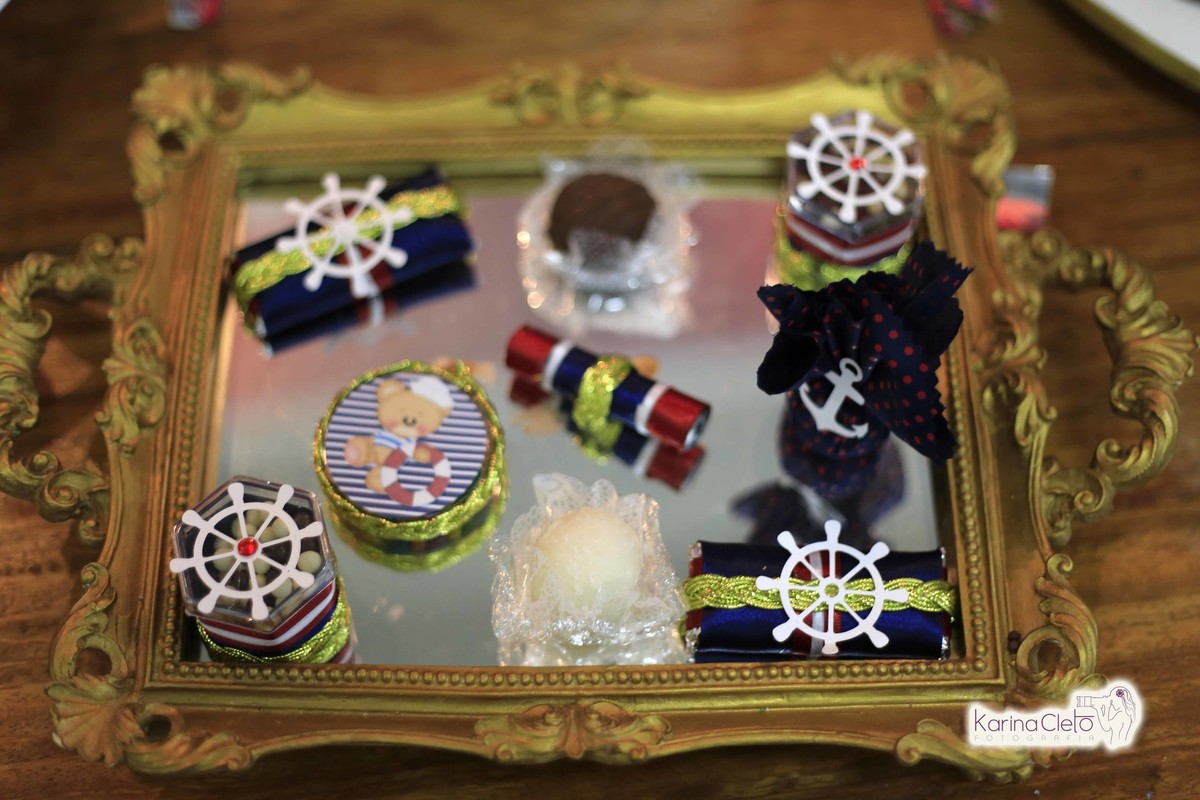 Lembranças de ursinho marinheiro