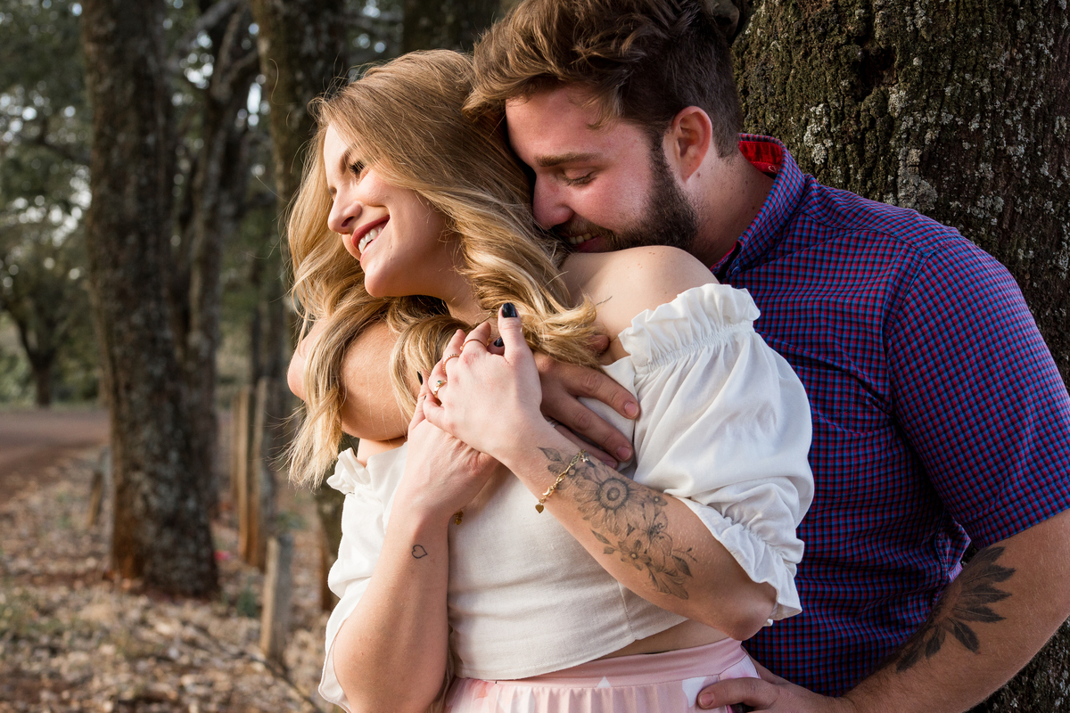 Ensaio Casal - Thiane e Mikael - Morro Vermelho - Jaú SP