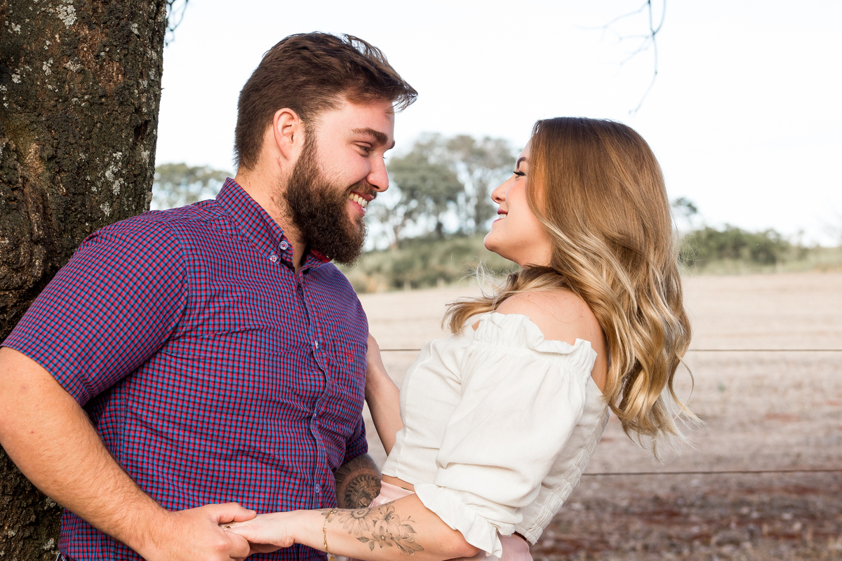 Ensaio Casal - Thiane e Mikael - Morro Vermelho - Jaú SP