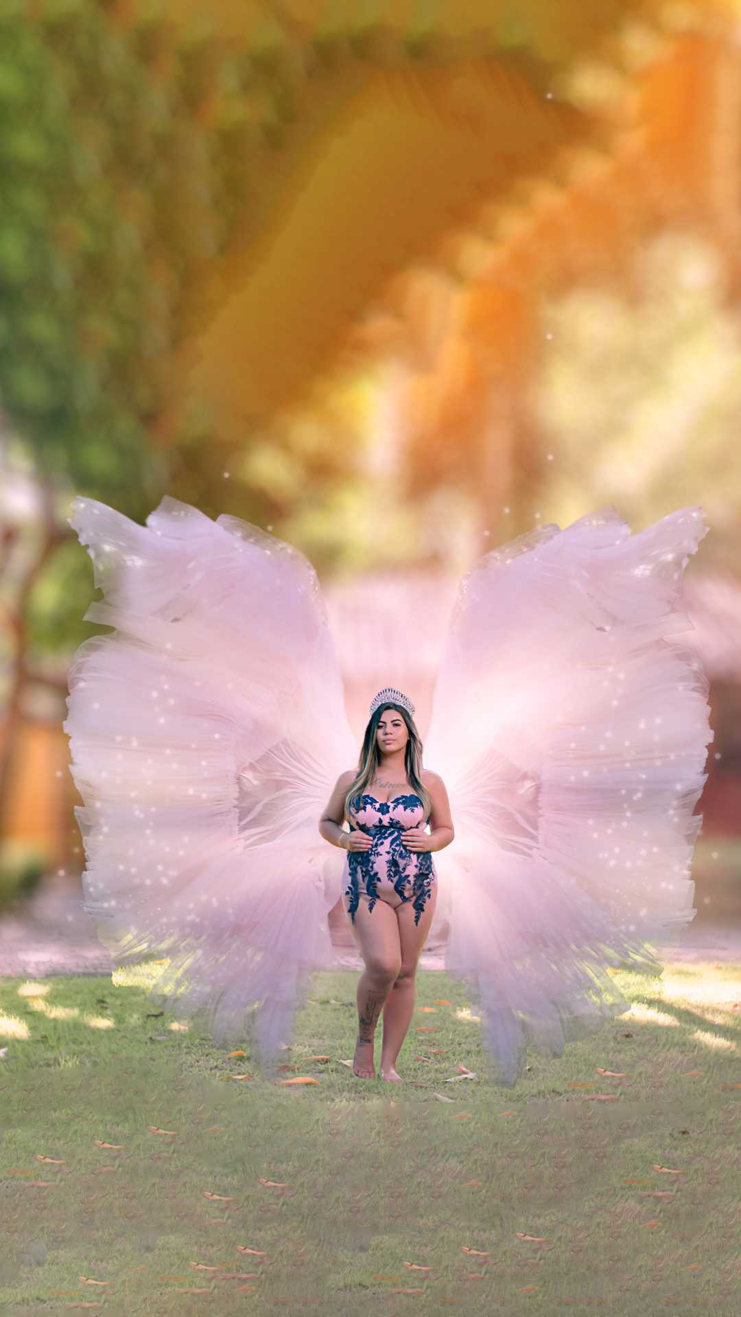 ensaio gestante foto da boboleta ecopoint