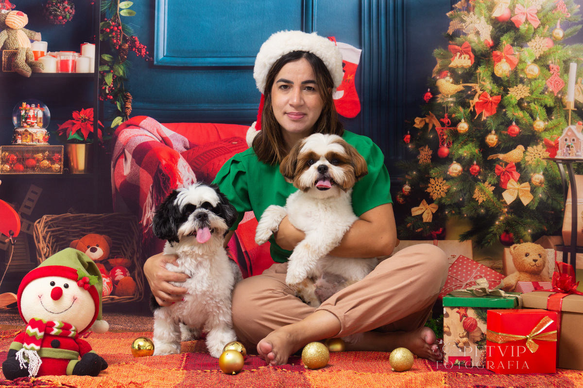 Ensaio pet natal - Chiquinho e Juninho-1