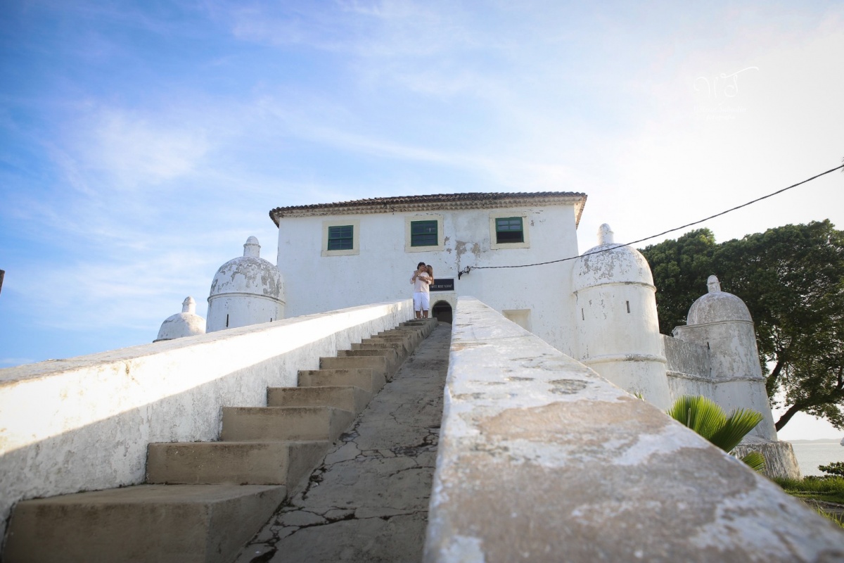 ensaio fotografico pré-casamento, noivos, noiva, noivo, praia da boa viagem, forte humaitá, fotografia de noivos