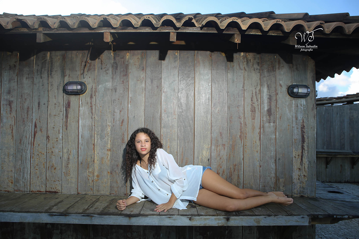 fotografia de 15 anos a debutante posando