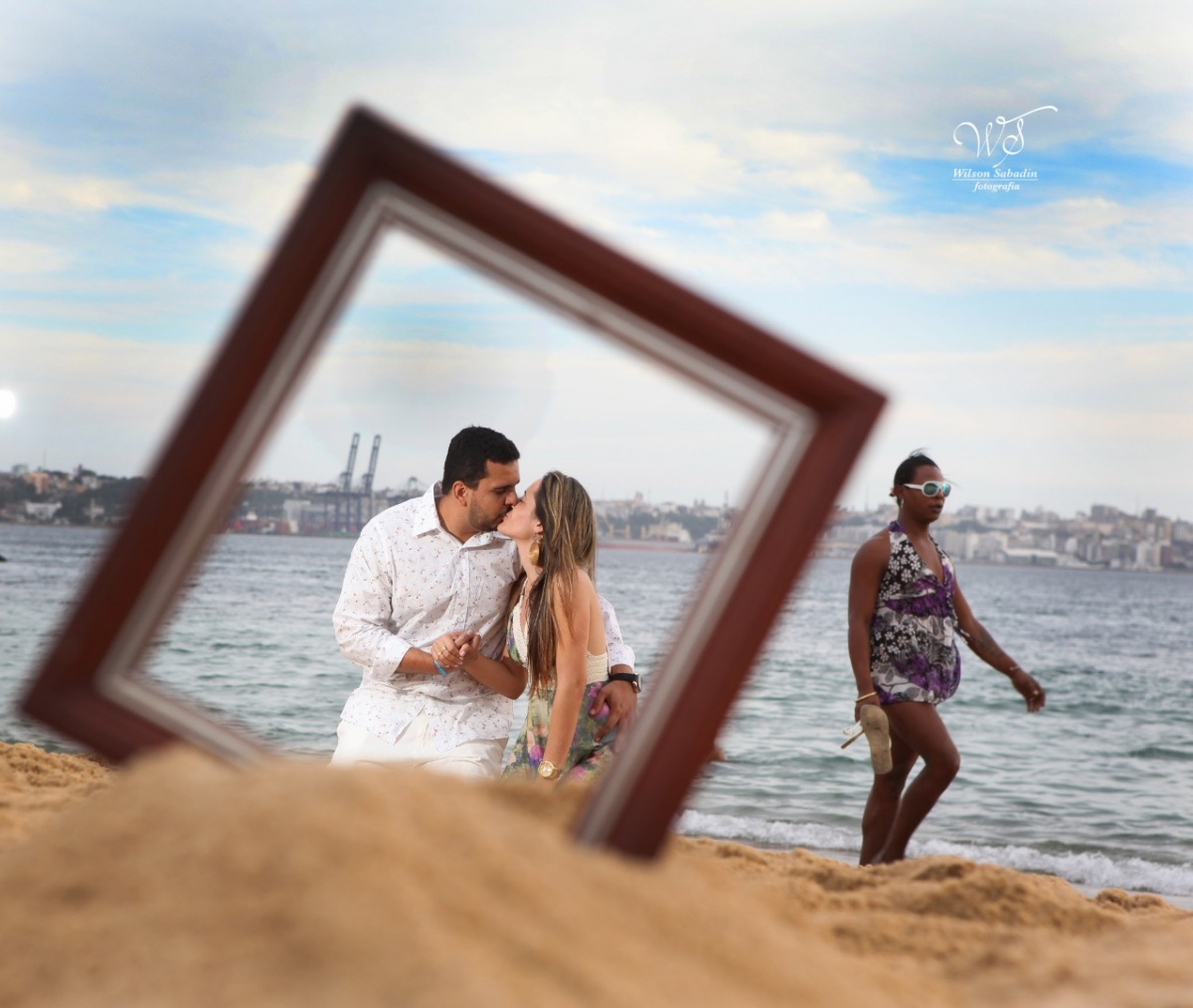 ensaio fotografico pré-casamento, noivos, noiva, noivo, praia da boa viagem, forte humaitá, fotografia de noivos
