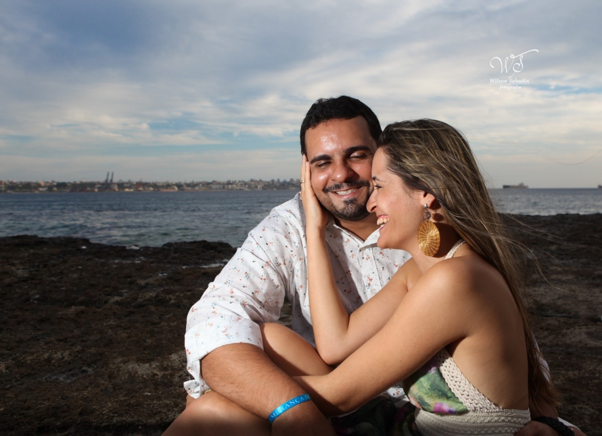ensaio fotografico pré-casamento, noivos, noiva, noivo, praia da boa viagem, forte humaitá, fotografia de noivos