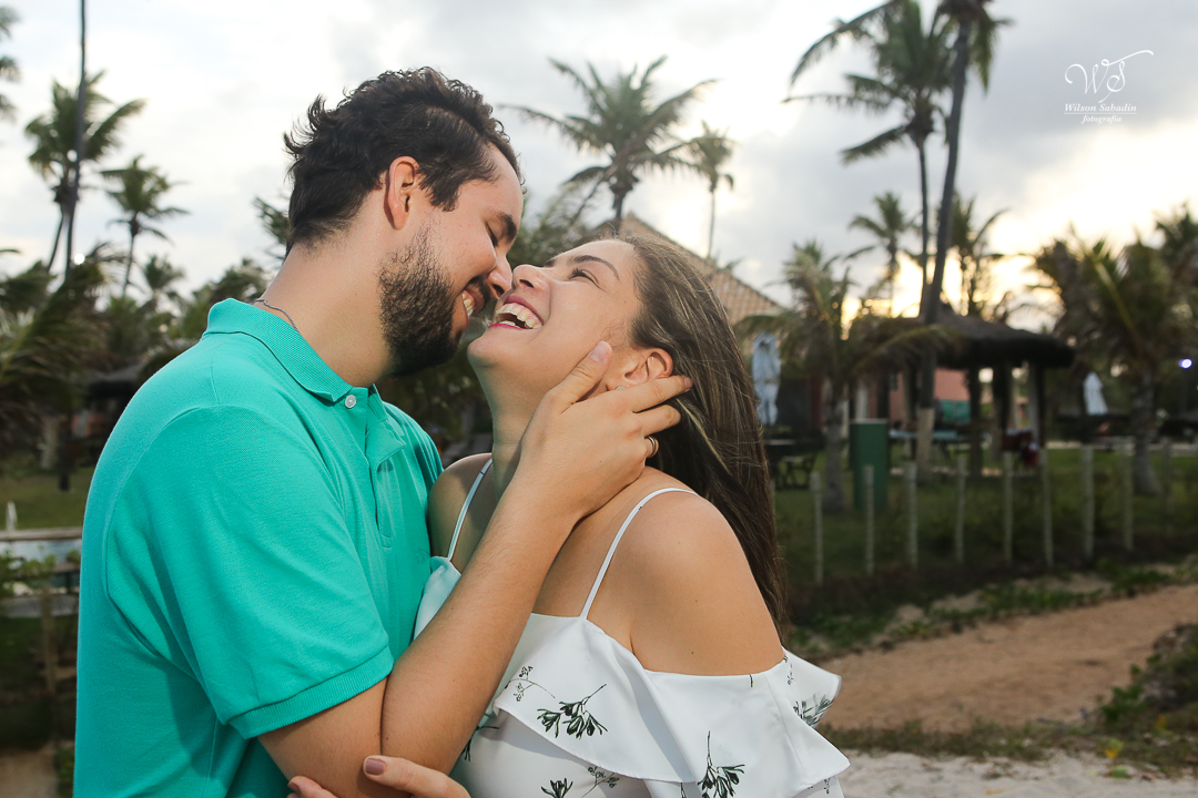 um momento de descontração enfrente ao hotel 