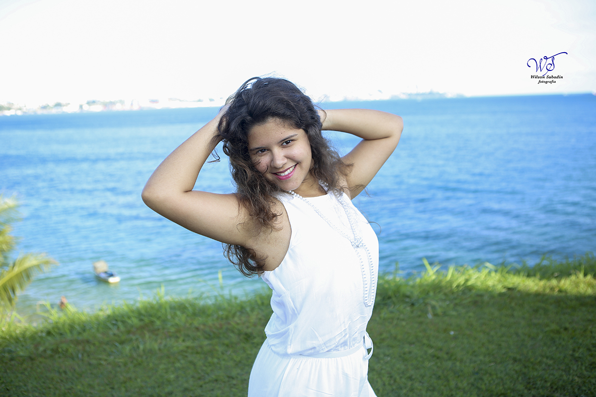 Ensaio 15 anos vista para o mar