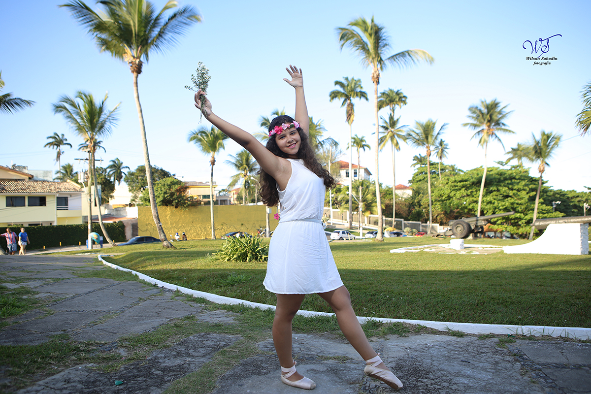 Ensaio de 15 anos bailarina