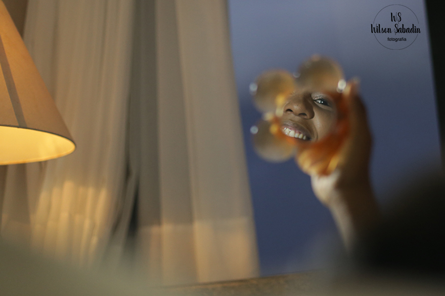 wilson Sabadin fotografia de casamento, reflexo da noiva no espelho, 