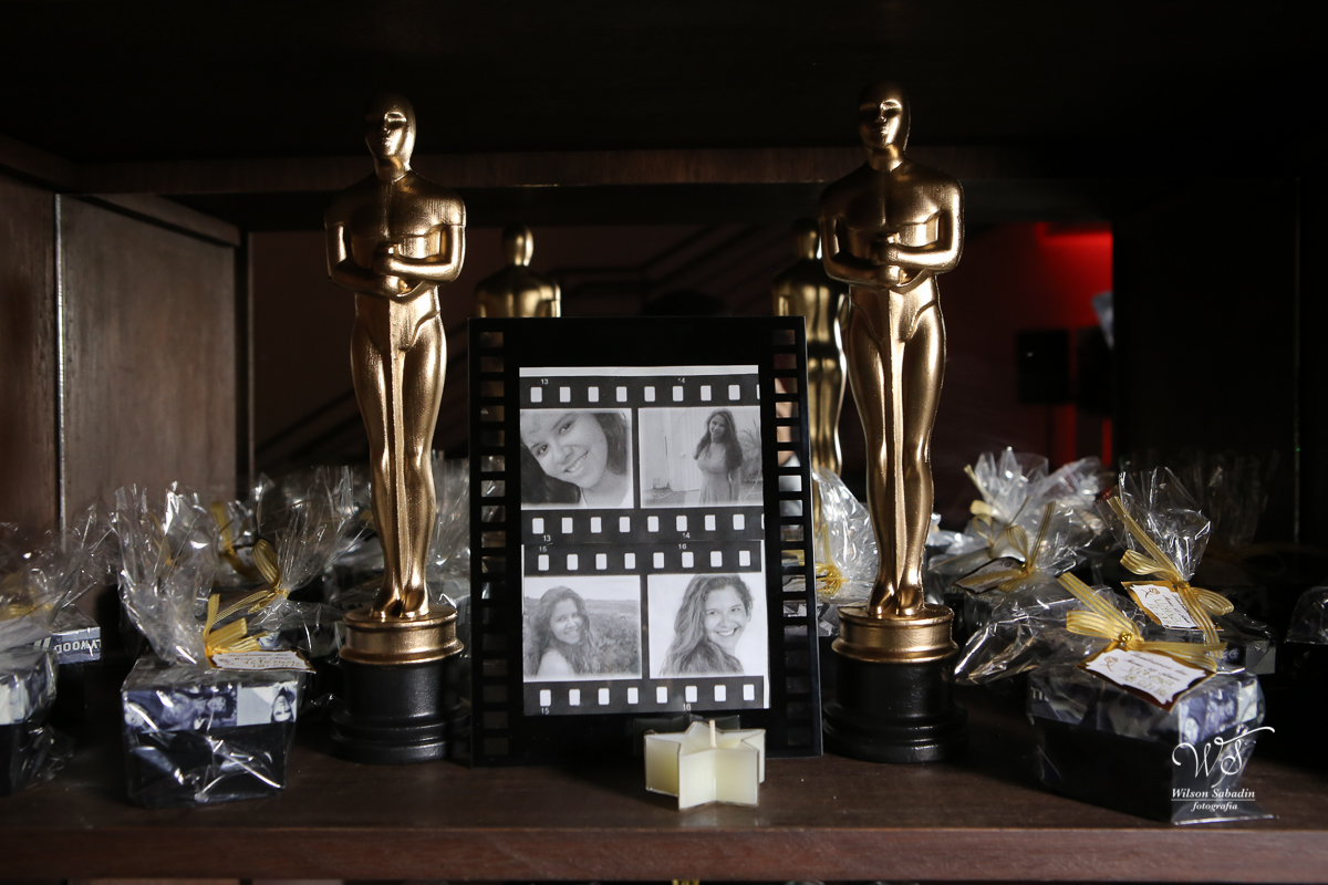 fotografia de 15 anos decoração do oscar