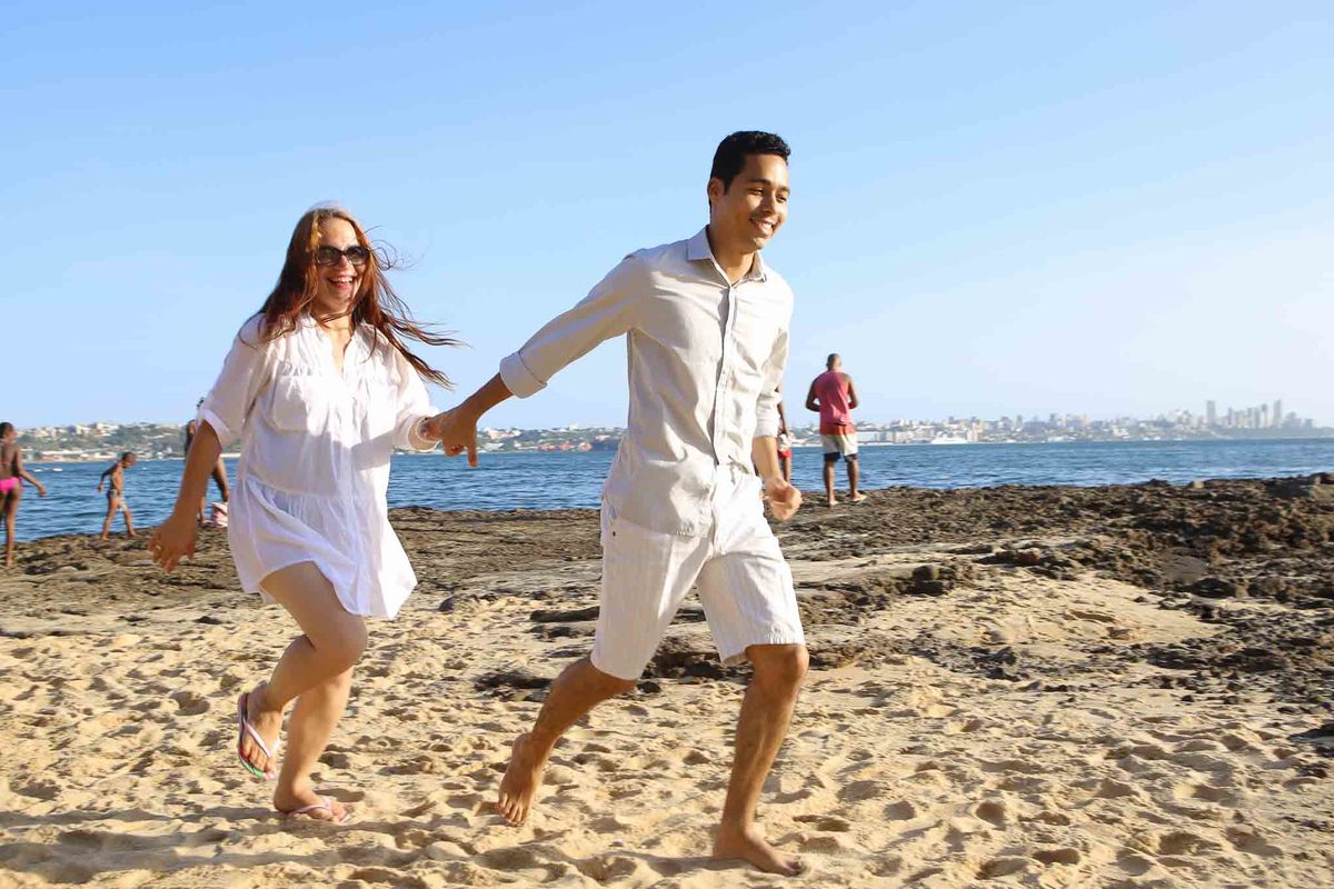ensaio fotografico pré-casamento, noivos, noiva, noivo, praia da boa viagem, forte humaitá, fotografia de noivos, pré-wedding