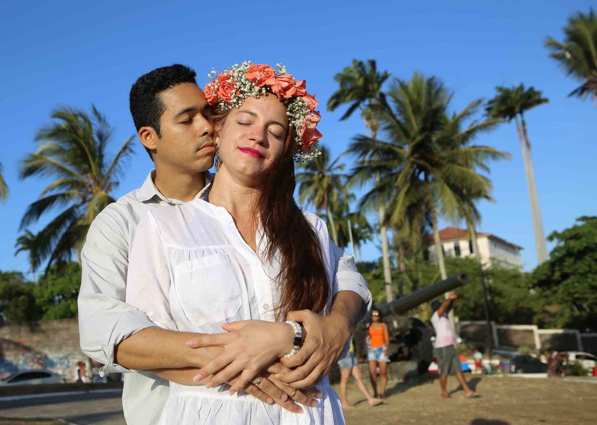 ensaio fotografico pré-casamento, noivos, noiva, noivo, praia da boa viagem, forte humaitá, fotografia de noivos, pré-wedding