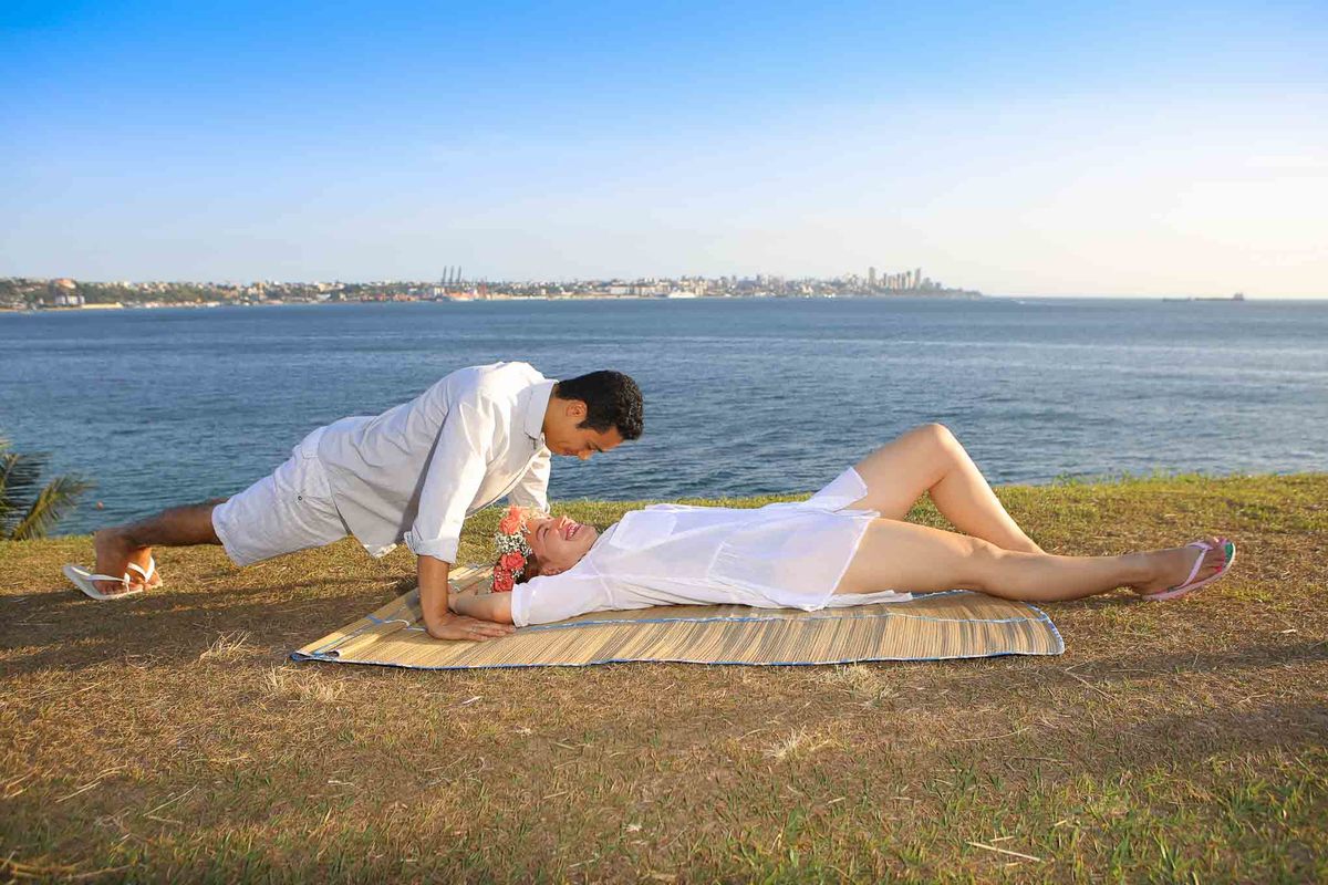 ensaio fotografico pré-casamento, noivos, noiva, noivo, praia da boa viagem, forte humaitá, fotografia de noivos, pré-wedding