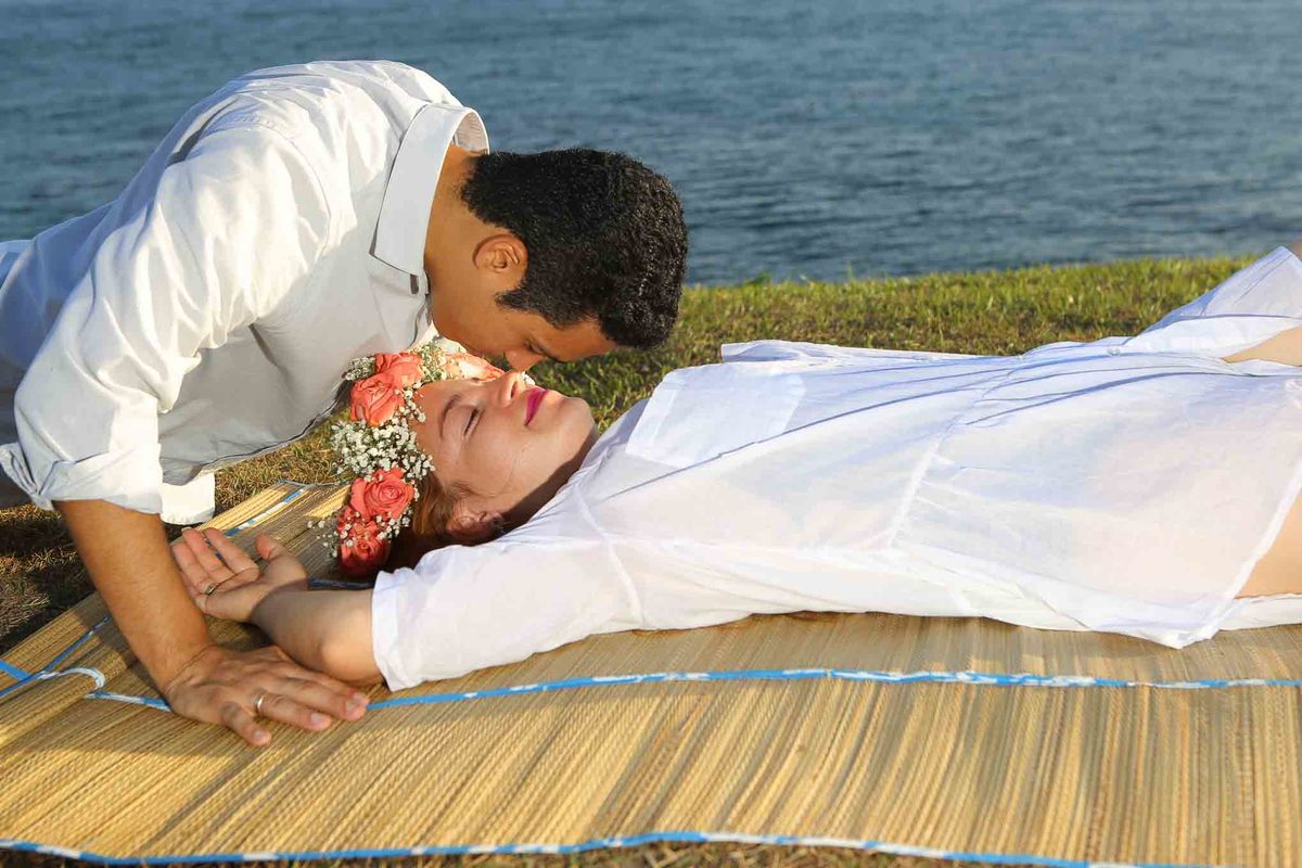 ensaio fotografico pré-casamento, noivos, noiva, noivo, praia da boa viagem, forte humaitá, fotografia de noivos, pré-wedding