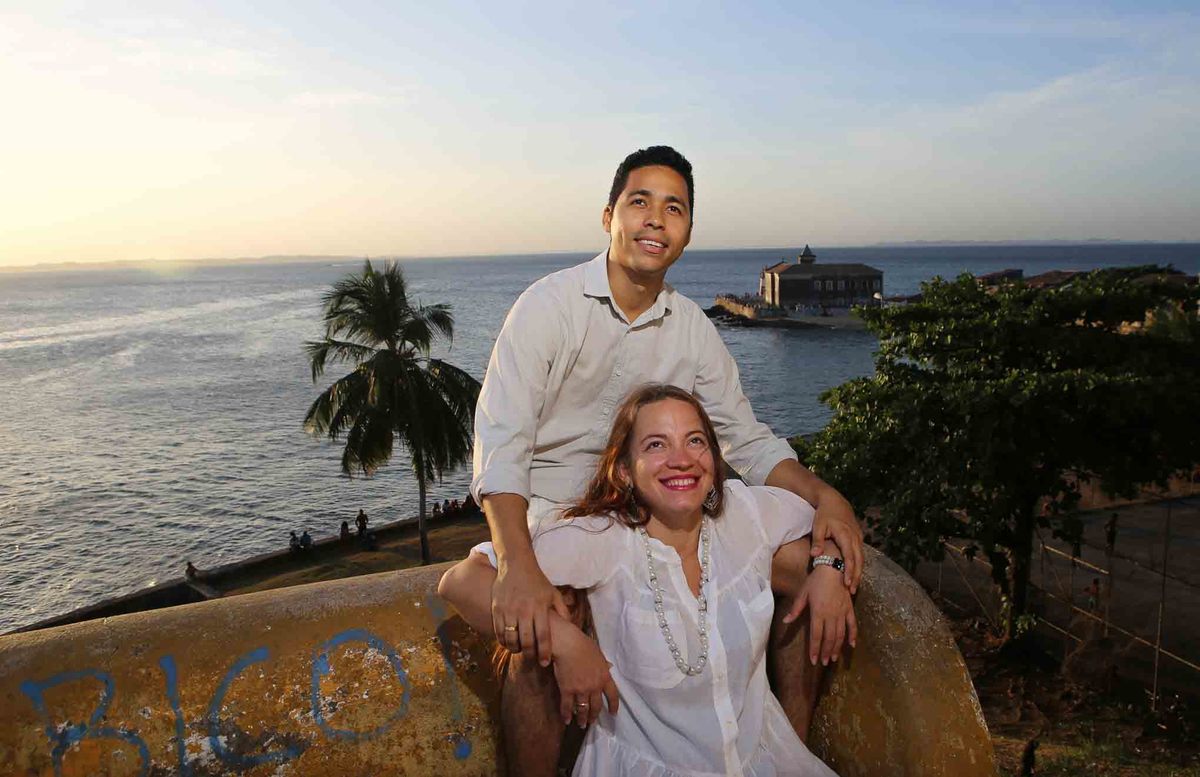 ensaio fotografico pré-casamento, noivos, noiva, noivo, praia da boa viagem, forte humaitá, fotografia de noivos, pré-wedding