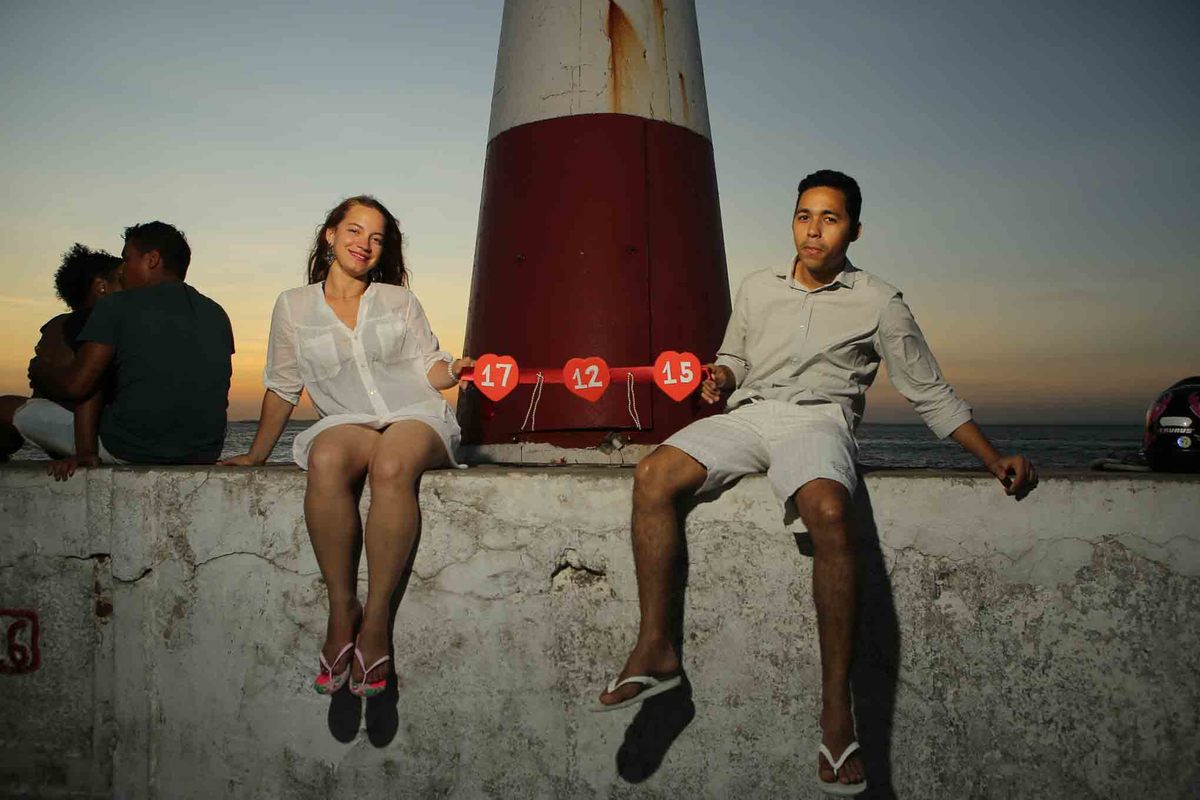 ensaio fotografico pré-casamento, noivos, noiva, noivo, praia da boa viagem, forte humaitá, fotografia de noivos, pré-wedding