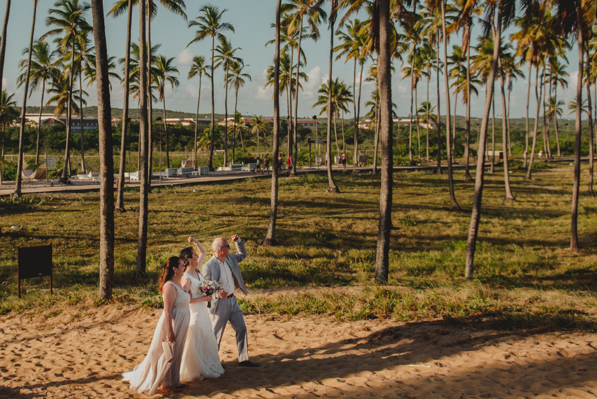 Fotos de casamento no grand palladium resort & spa Imabassaí na Bahia